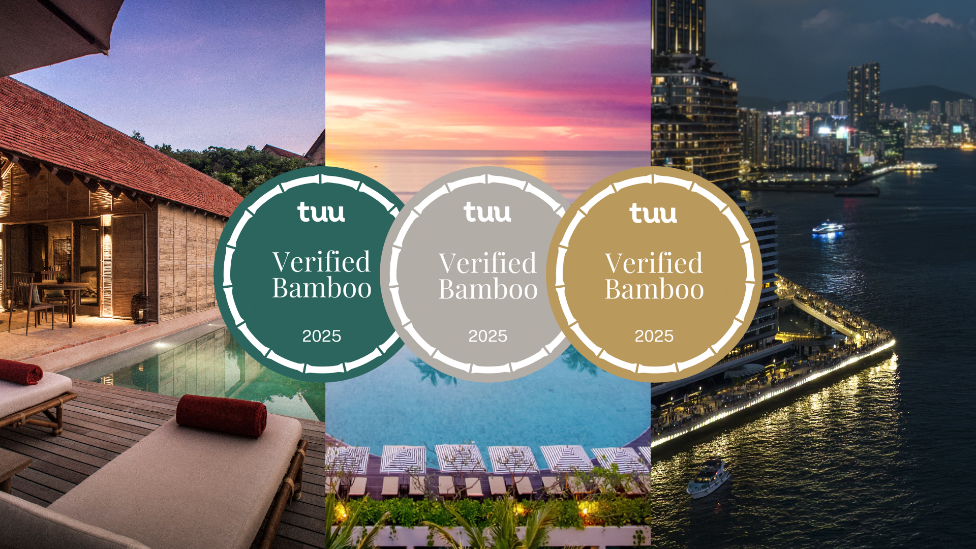 Tuu Eco Stay Awards announces first Bamboo Verified hotels: Regent Hong Kong, Pullman Phuket Karon and Zannier Bãi San Hô